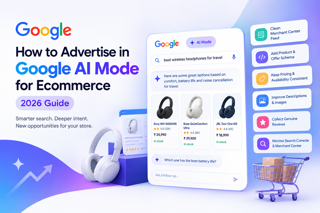advertise in Google AI Mode for ecommerce