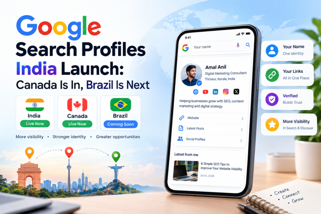 Google search profiles India