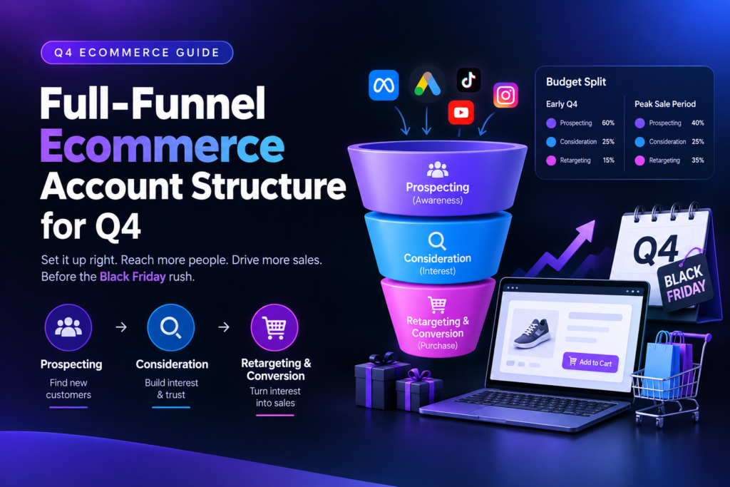full-funnel ecommerce account structure